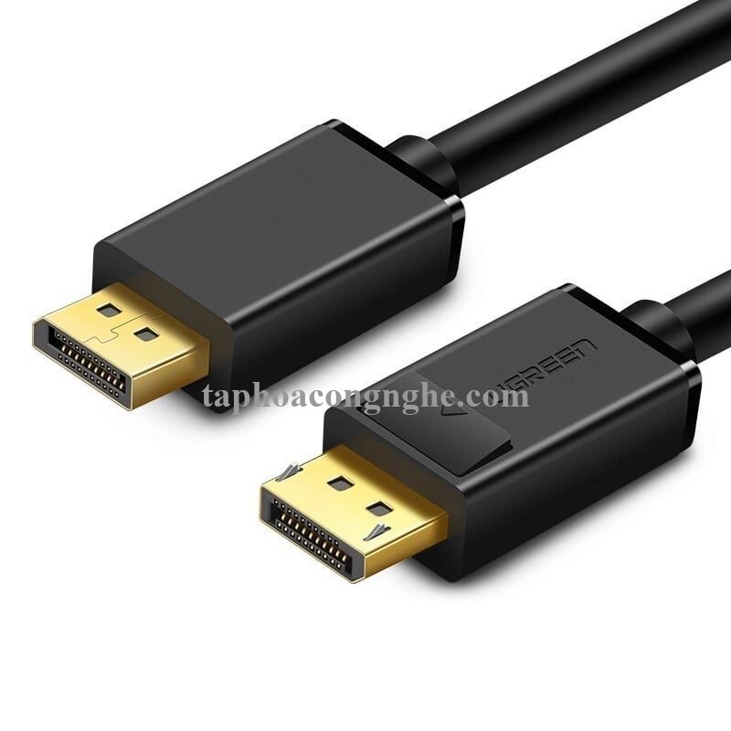 Ugreen 10213 5M Màu Đen Cáp 2 Đầu Displayport chuẩn V1.2 thuần đồng DP102 30010213
